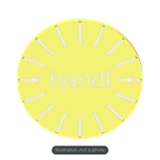Yellow — Illustration of the colour, not a photograph of a printed part.